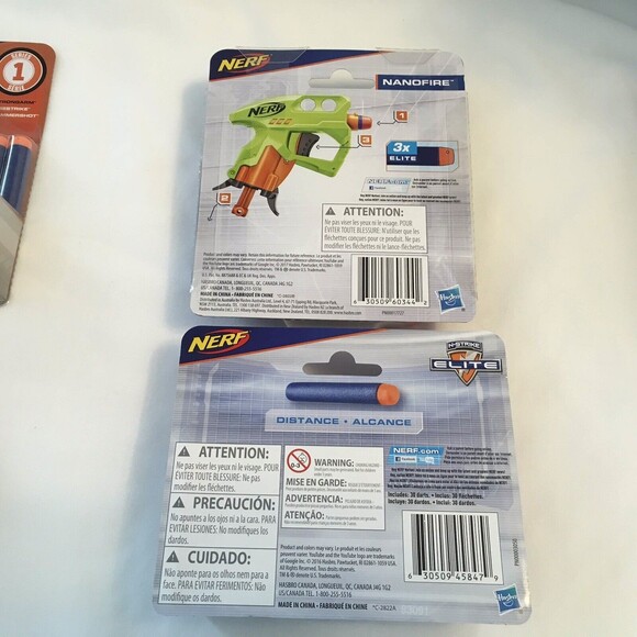 NERF Nanofire w 30 NERF  Darts N-strike Elite - Picture 3 of 3